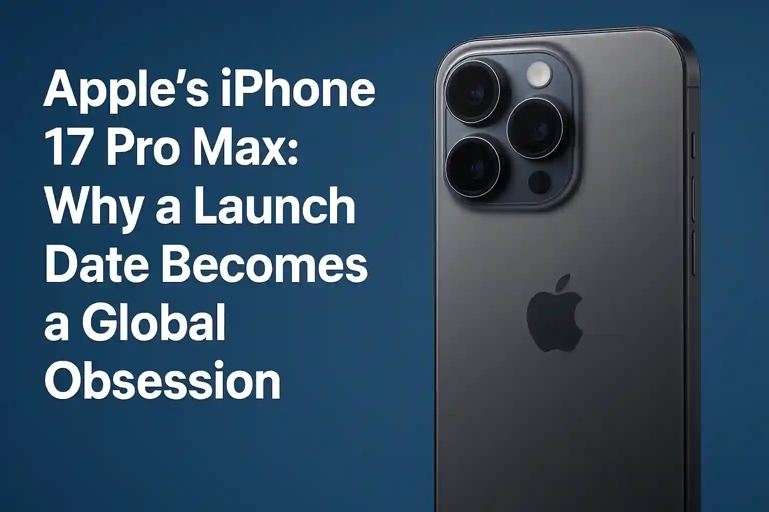 Apple’s iPhone 17 Pro Max: Why a Launch Date Becomes a Global Obsession