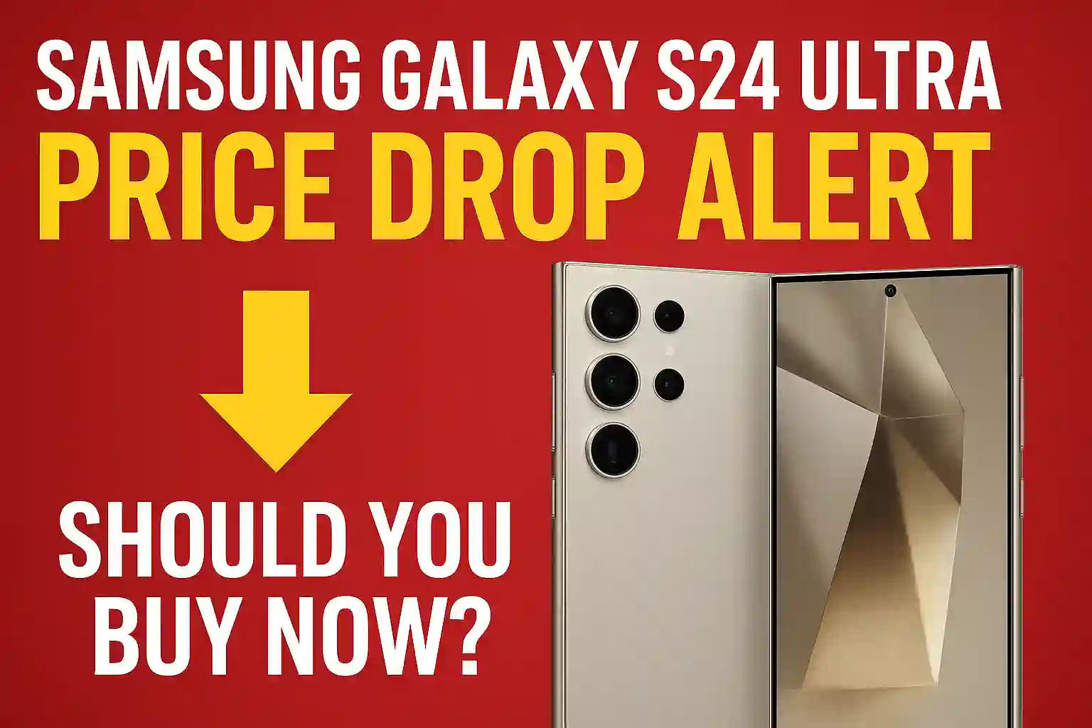 Samsung Galaxy S24 Ultra Price Drop Alert